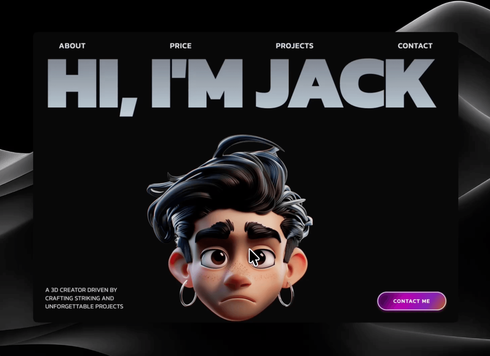 3D Interactive Portfolio
