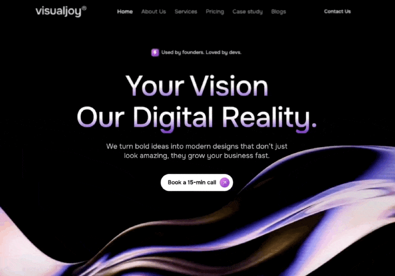 Glassmorphism Design Agency