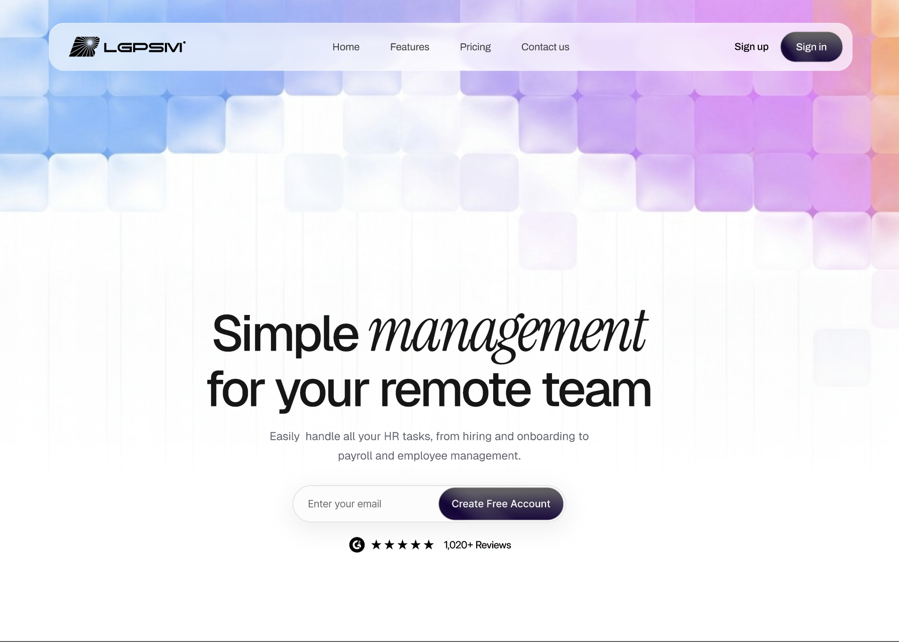 HR SaaS Management Panel